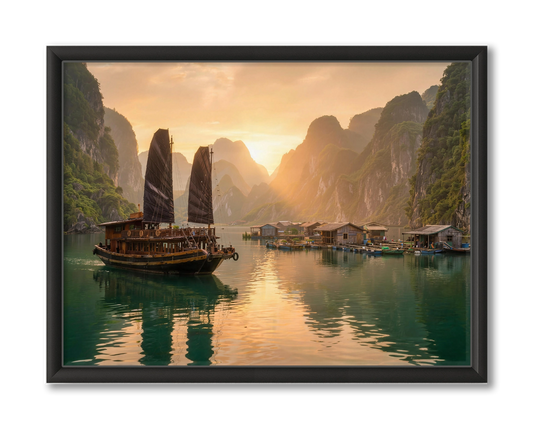 Ha Long Bay Vietnam Wanddecoratie Ingelijste Poster