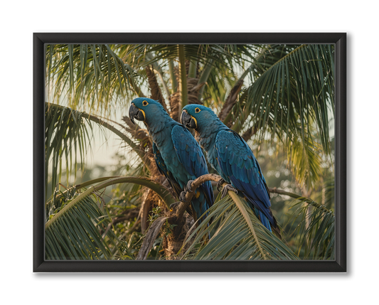 Hyacinth Macaw Papegaai Wildlife Wanddecoratie Bestellen