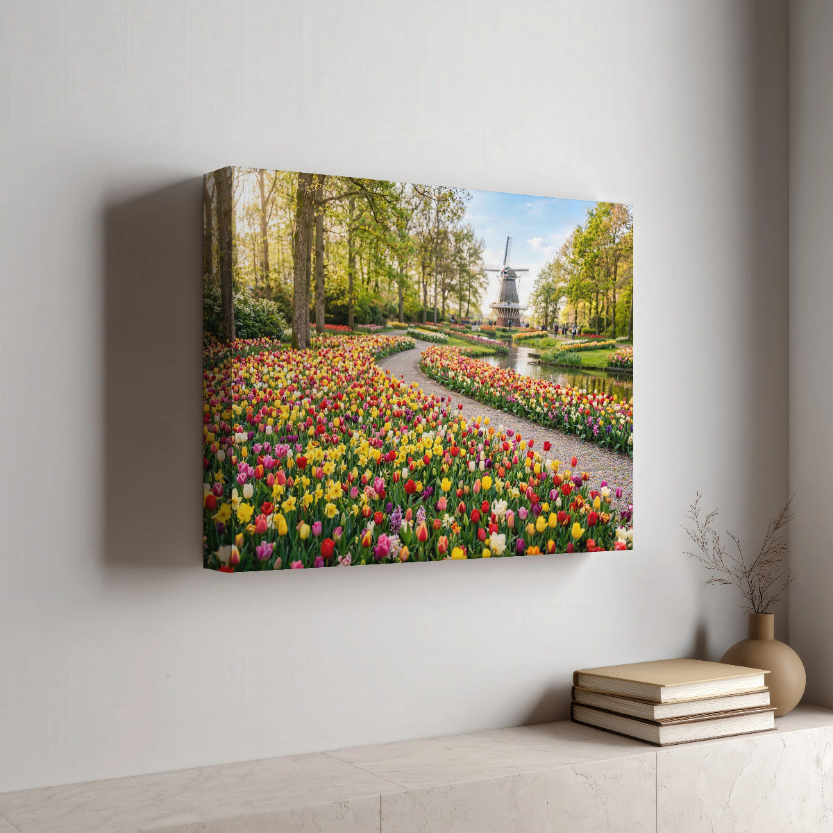 De Keukenhof Canvas Wanddecoratie Kopen Woon Decoratie