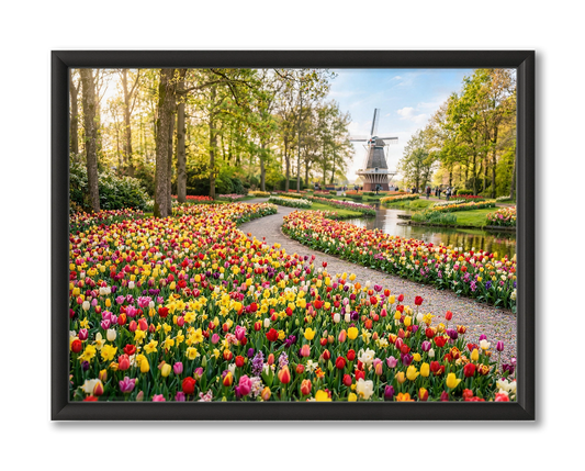 De Keukenhof Wanddecoratie bestellen - Unieke Verjaardag Cadeau