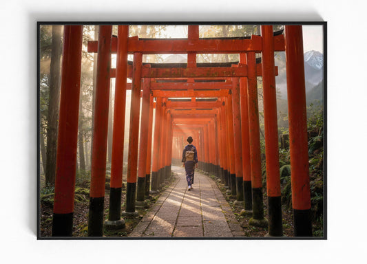 Kyoto Japan Ingelijste Poster Muurdecoratie Kopen