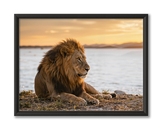 Reis Fotografie Leeuw Namibie - Wildlife Muurdecoratie Bestellen