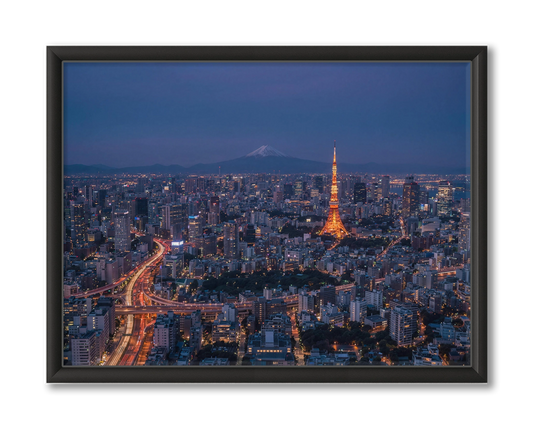 Tokyo Japan Skyline Wanddecoratie Bestellen