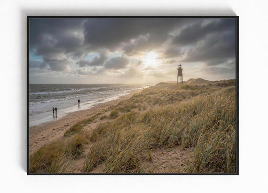 De Waddeneilanden Wanddecoratie Ingelijst Kunstwerk