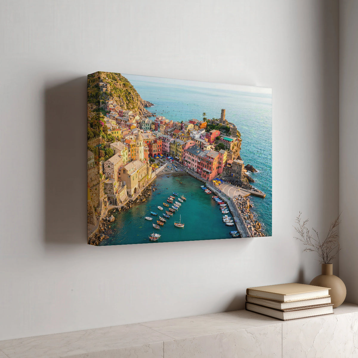 Cinque Terre Canvas Print Verjaardag Cadeau