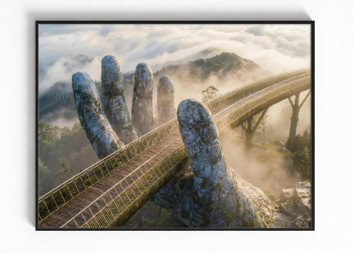 Da Nang Golden Bridge Wanddecoratie Bestellen