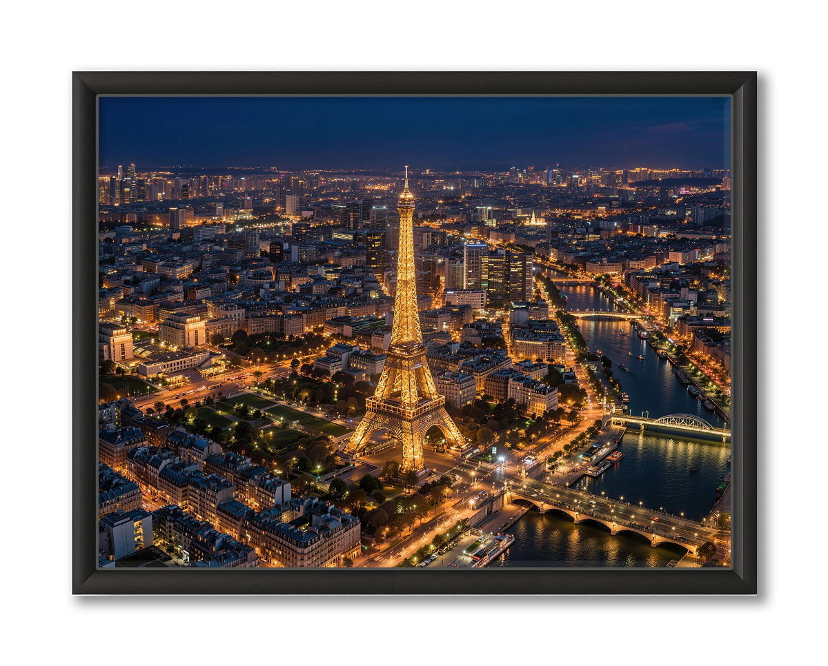 Eiffeltoren Parijs Ingelijste Poster Cadeau