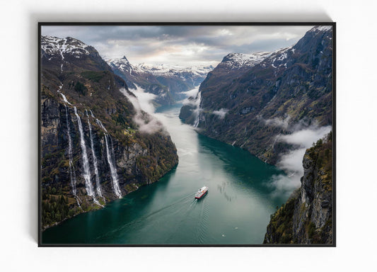 Fjorden Noorwegen Ingelijste Poster Bestellen Reisfotografie
