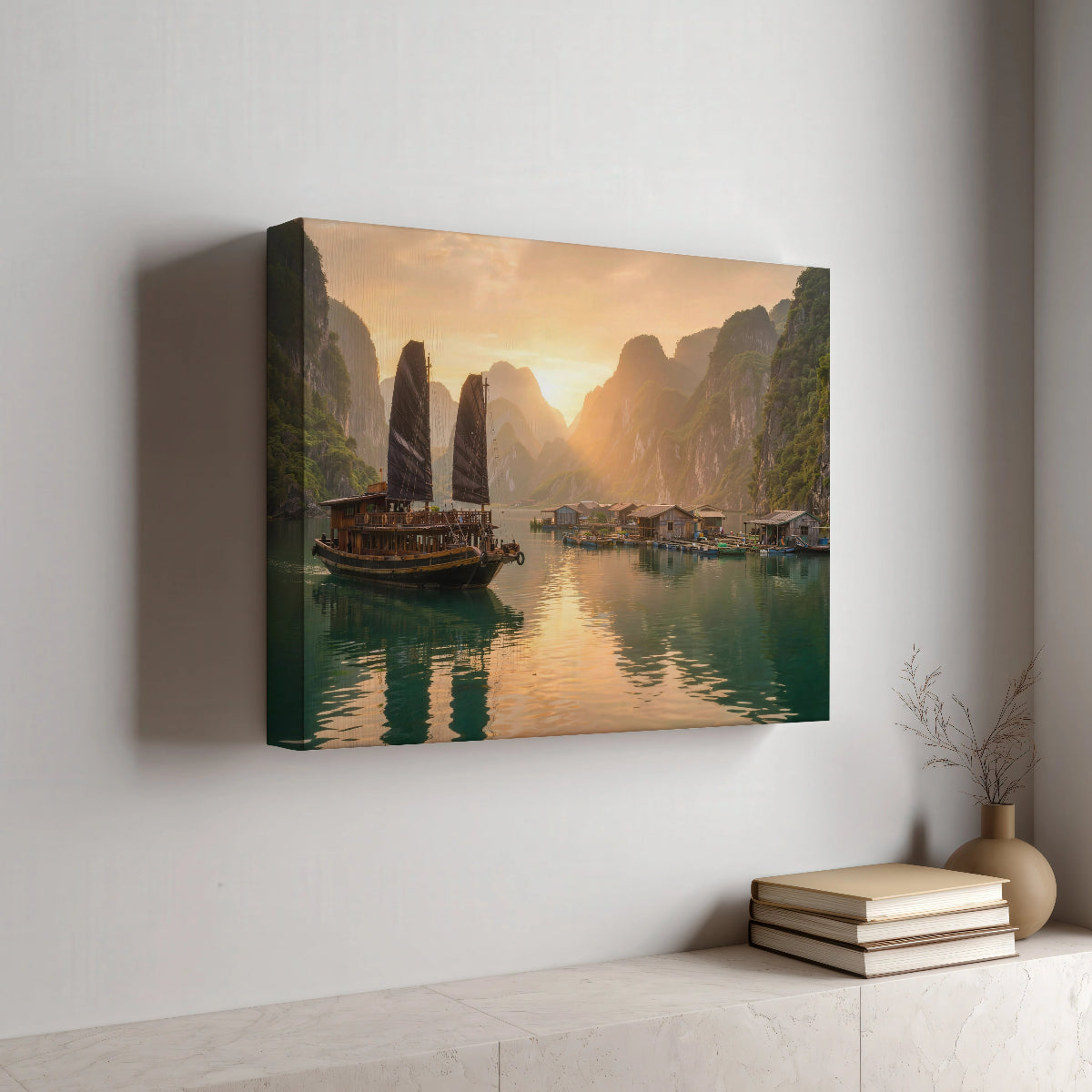 Ha Long Bay Vietnam Wanddecoratie Canvas Print Cadeau