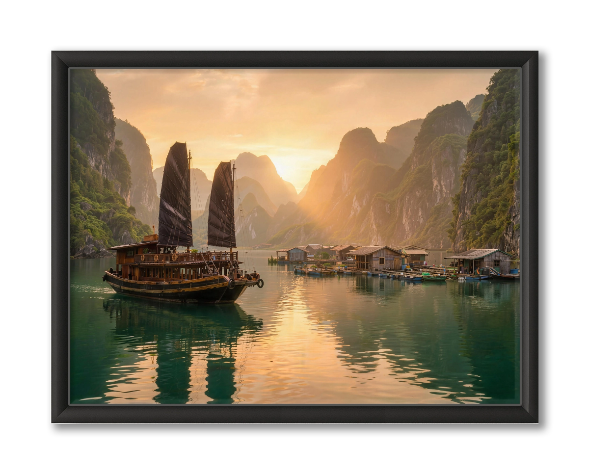 Ha Long Bay Vietnam Wanddecoratie Ingelijste Poster