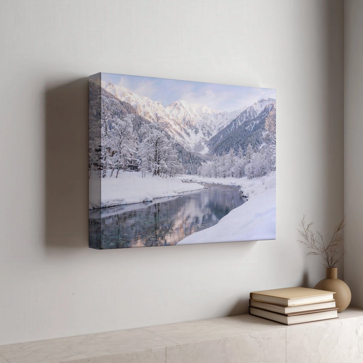 Kamikochi Japan Canvas Muurdecoratie Bestellen Reizigers