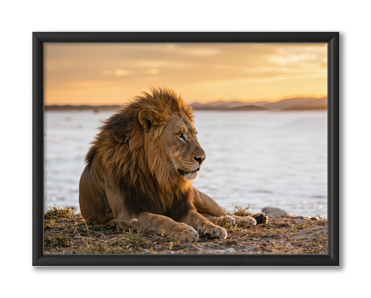 Reis Fotografie Leeuw Namibie - Wildlife Muurdecoratie Bestellen