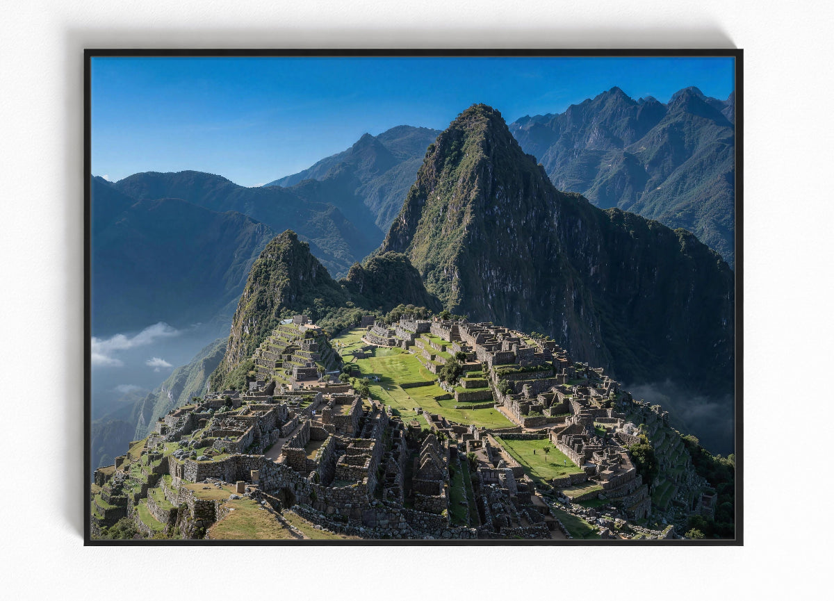 Machu Picchu Wanddecoratie Ingelijste Poster Bestellen