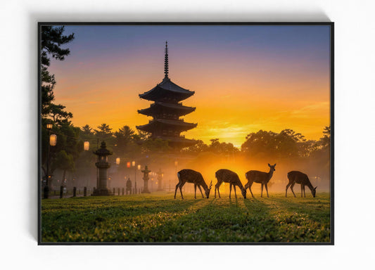 Nara Japan Wanddecoratie Bestellen - Uniek Cadeau Reizigers