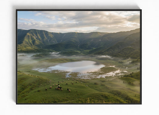 Ngorongoro Crater Ingelijste Poster Bestellen