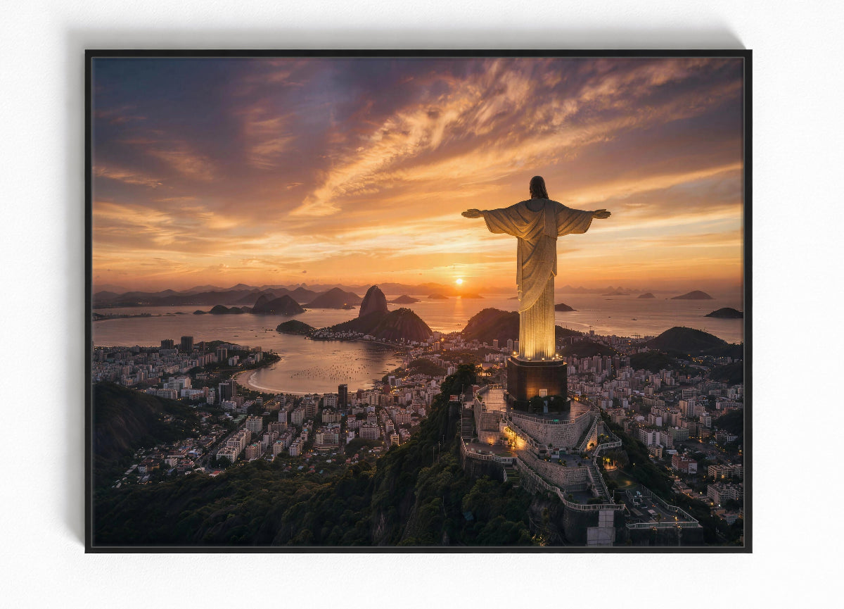 Rio De Janeiro Ingelijste Poster Reisfotografie Muurdecoratie