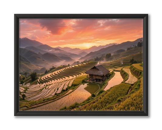 Sapa Vietnam Wanddecoratie Ingelijste Poster Cadeau