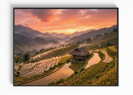 Sapa Vietnam Wanddecoratie Reisfotografie Cadeau