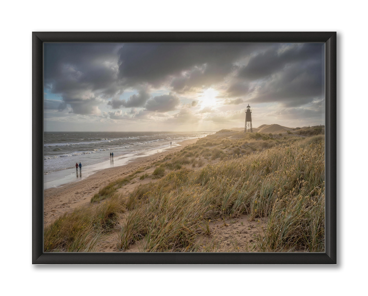 Ingelijste Poster Van De Waddeneilanden - Unieke Muurdecoratie in 4K kwaliteit