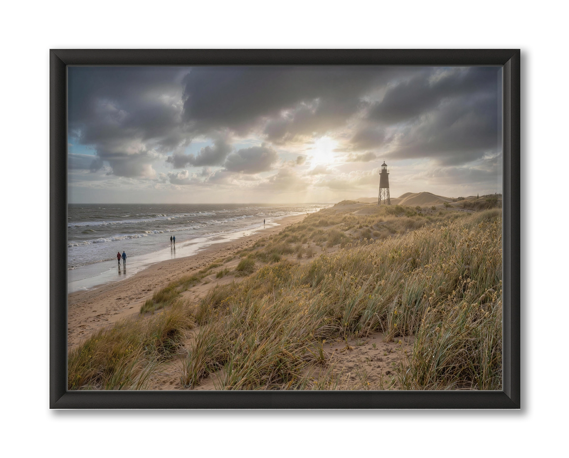 Ingelijste Poster Van De Waddeneilanden - Unieke Muurdecoratie in 4K kwaliteit