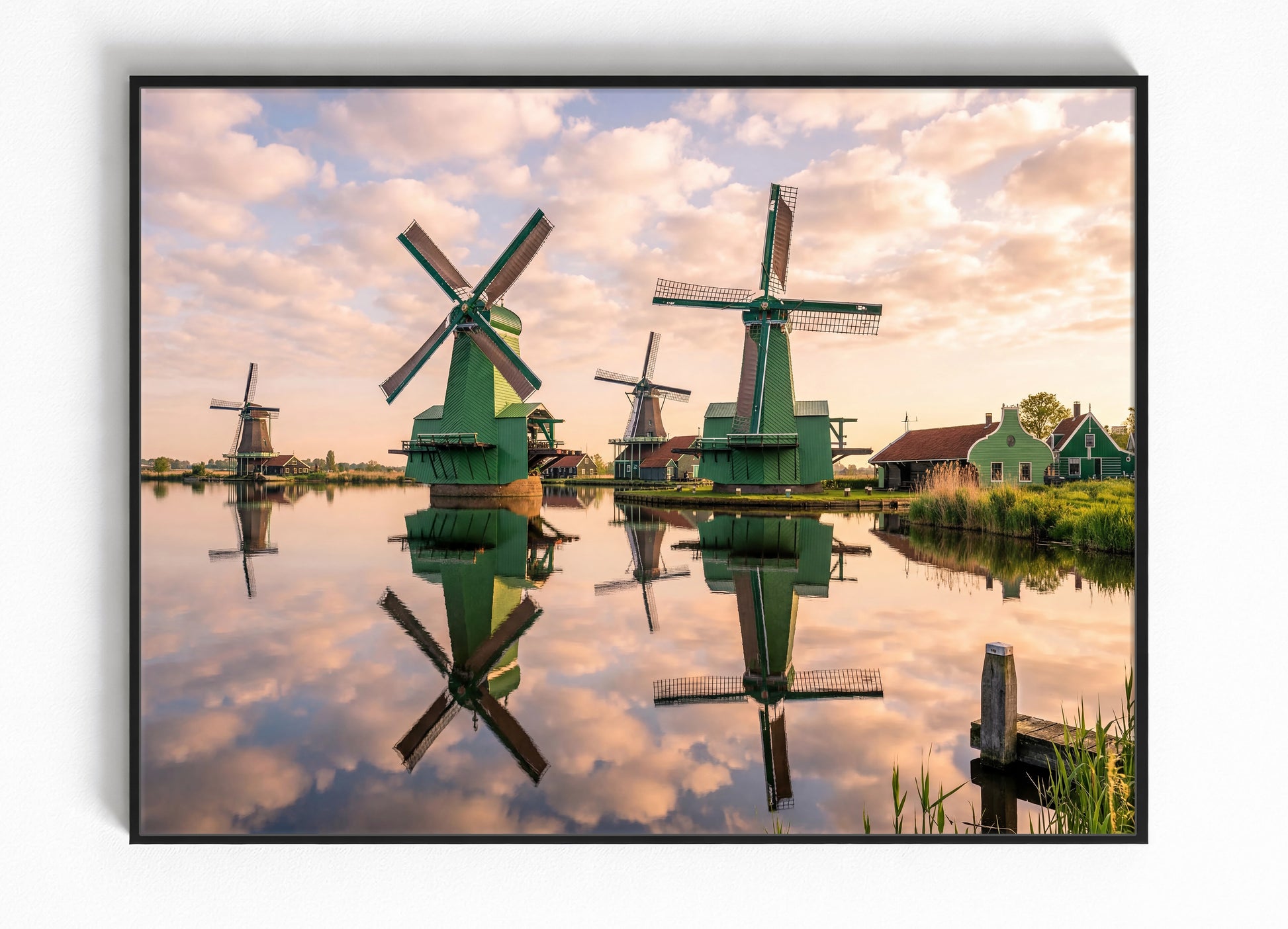 Zaanse Schans Ingelijste Poster Wanddecoratie